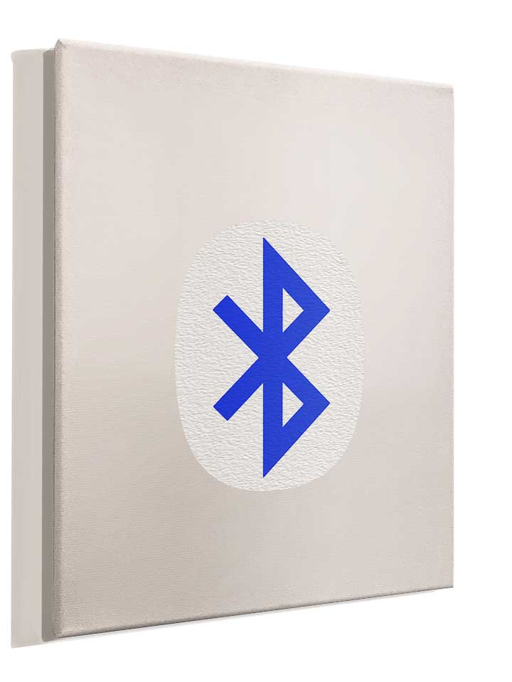 bluetooth-logo-leinwand weiss 4