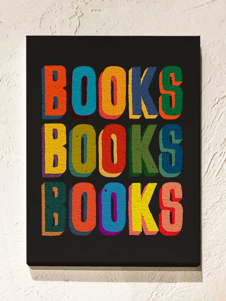 books-books-books-leinwand schwarz 1