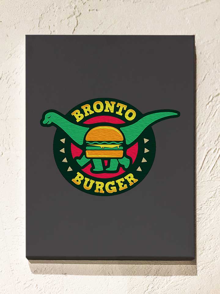 bronto-burger-leinwand dunkelgrau 1