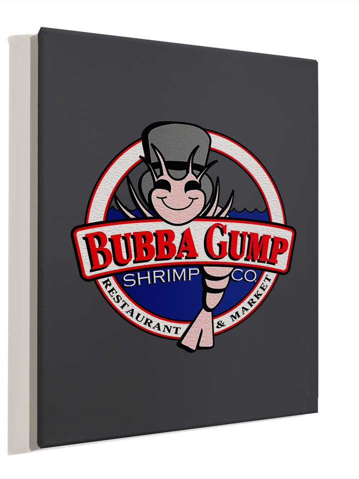 bubba-gump-shrimp-company-leinwand dunkelgrau 4