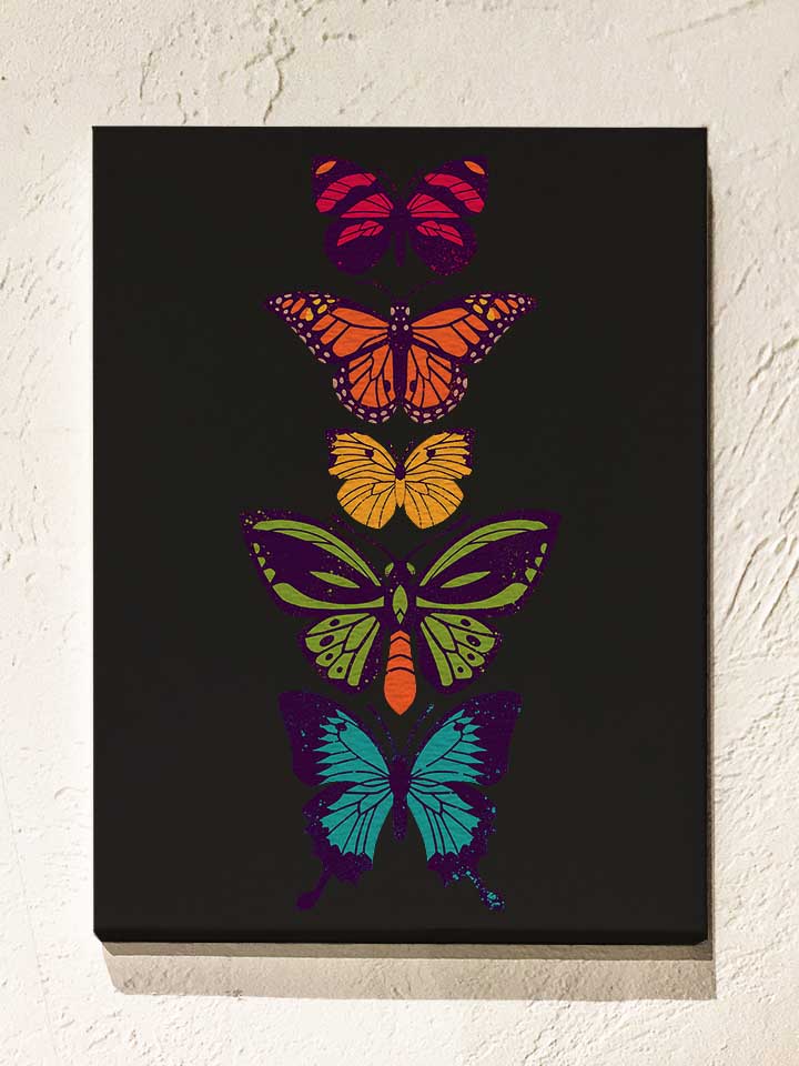 butterfly-spectrum-leinwand schwarz 1