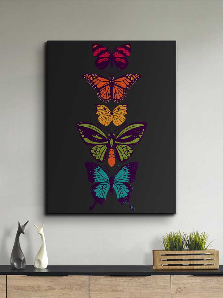 butterfly-spectrum-leinwand schwarz 2