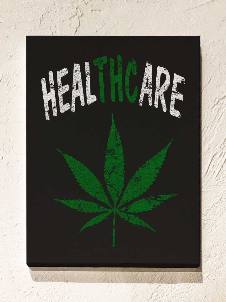 cannabis-healthcare-leinwand schwarz 1