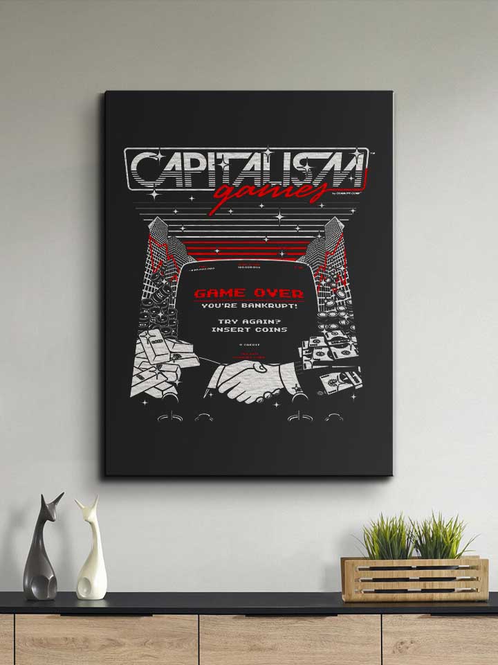 capitalism-games-leinwand schwarz 2