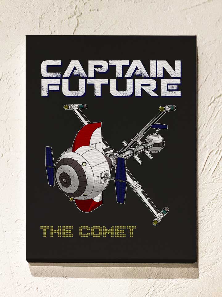 captain-future-the-comet-leinwand schwarz 1