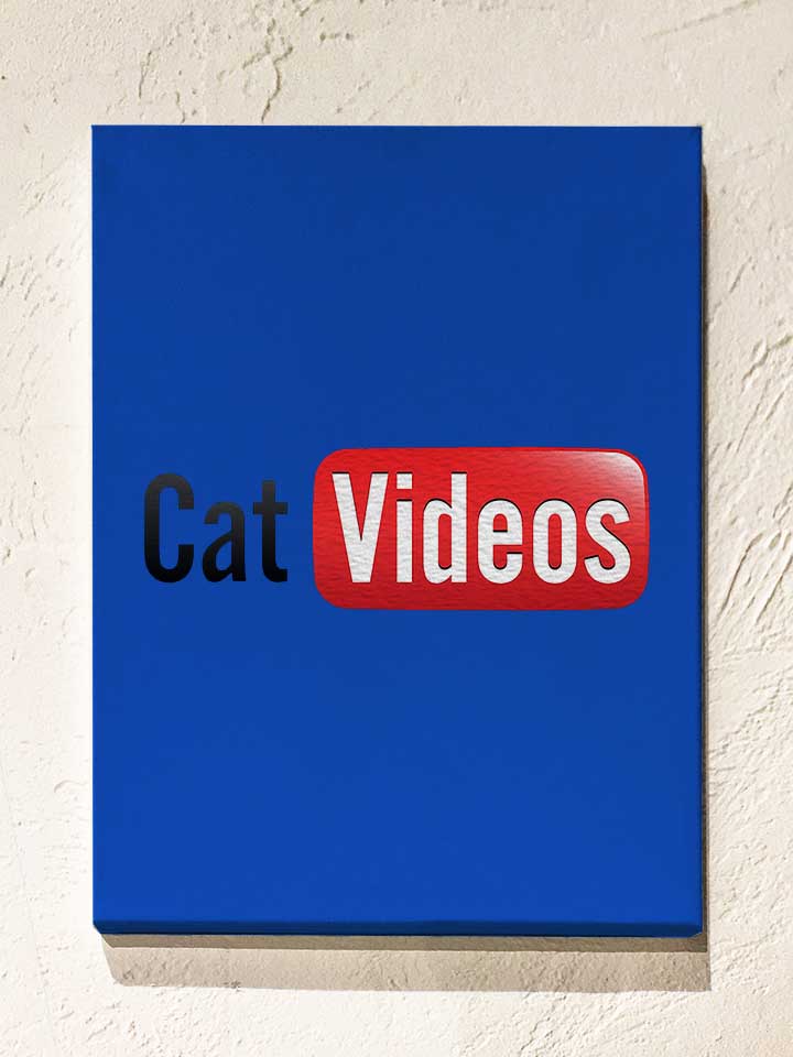 Cat Videos Leinwand