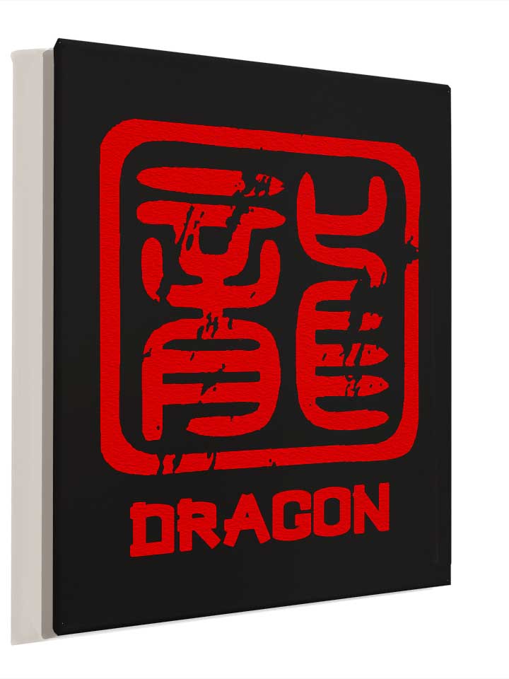 chinese-signs-dragon-leinwand schwarz 4