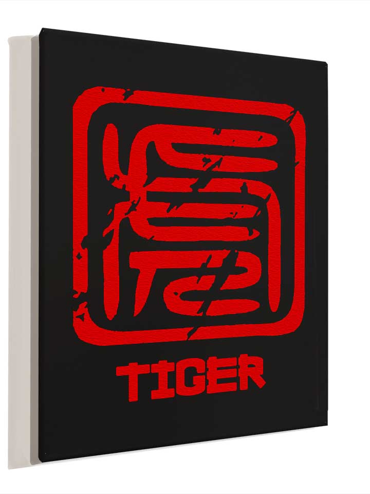 chinese-signs-tiger-leinwand schwarz 4