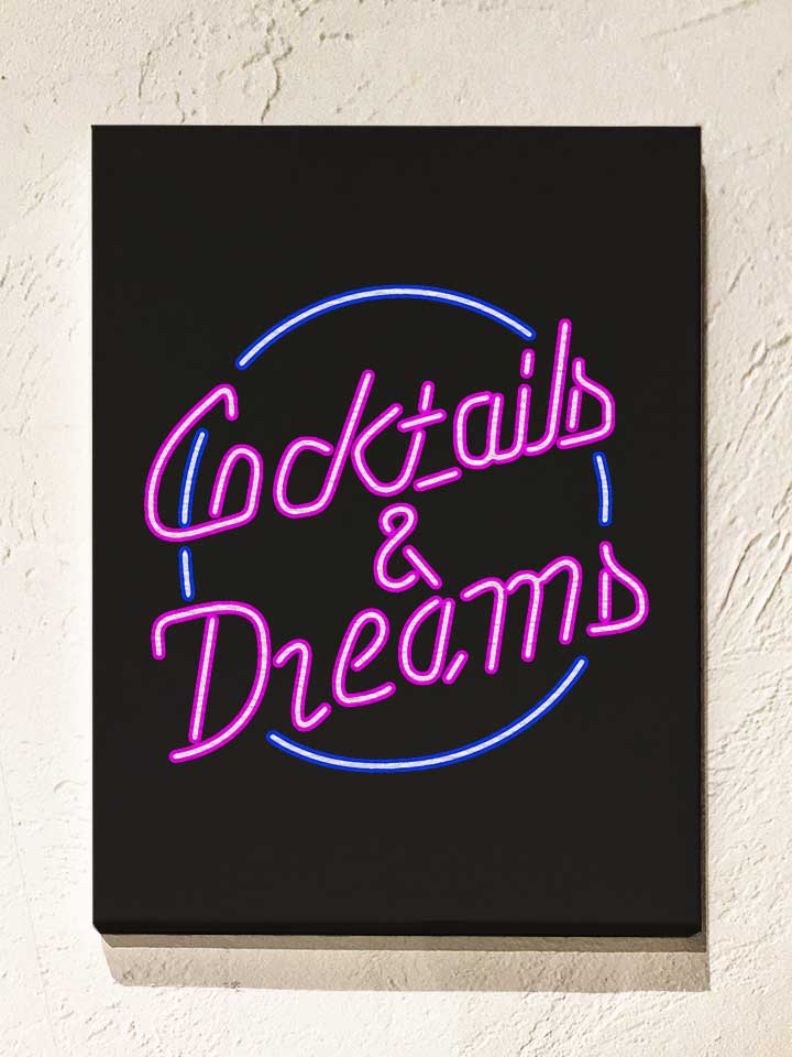 coctails-and-dreams-leinwand schwarz 1