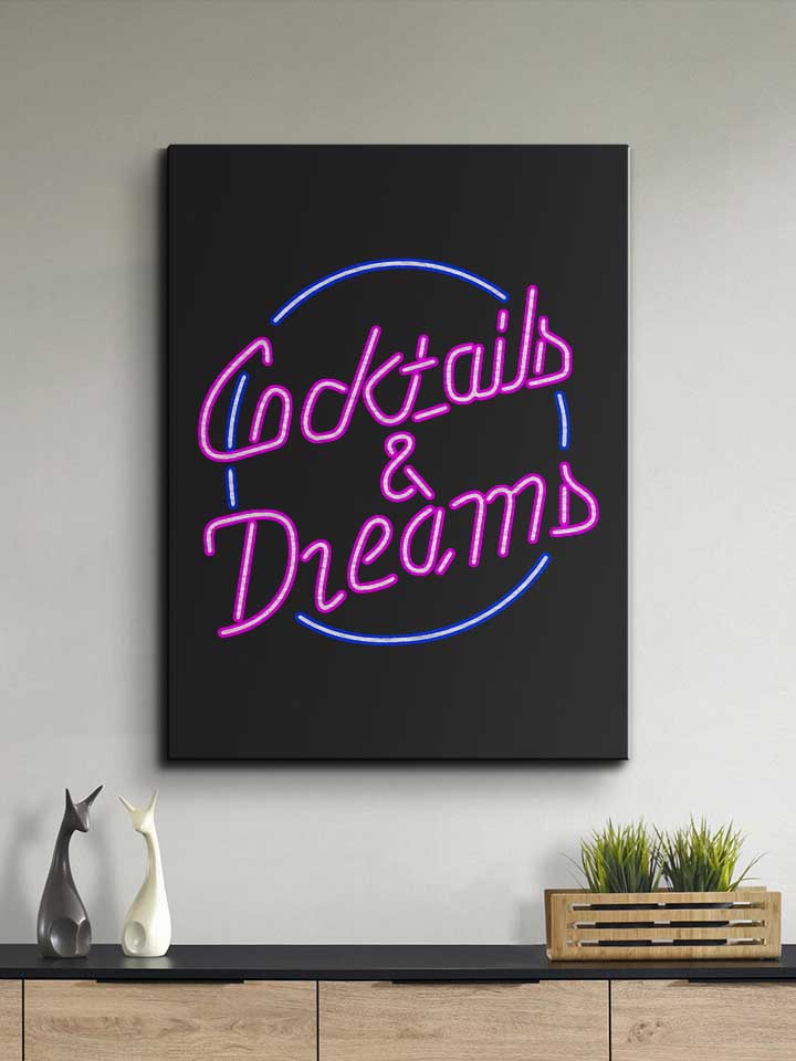 coctails-and-dreams-leinwand schwarz 2