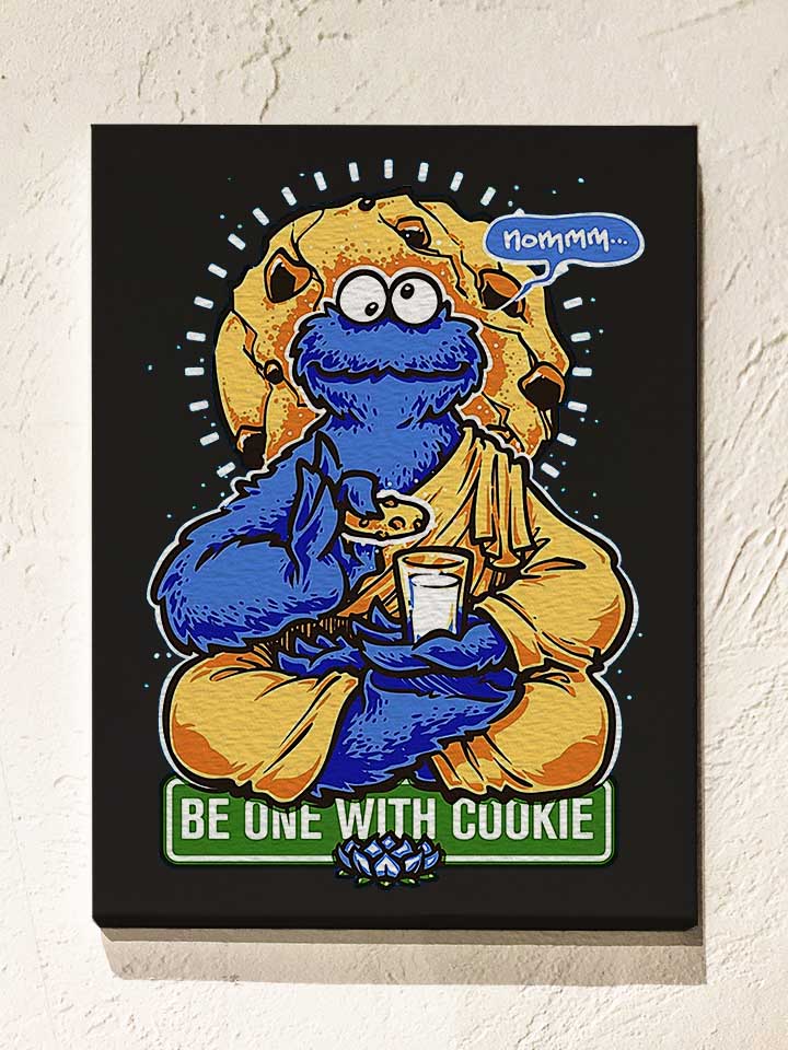 cookie-monster-yoga-leinwand schwarz 1
