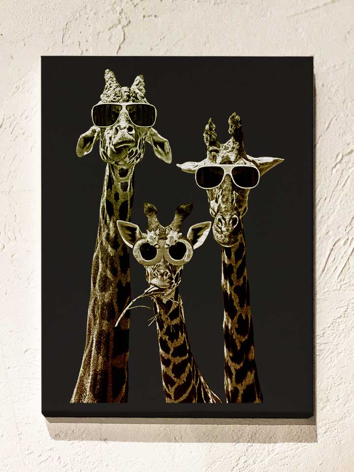 cool-giraffes-leinwand schwarz 1