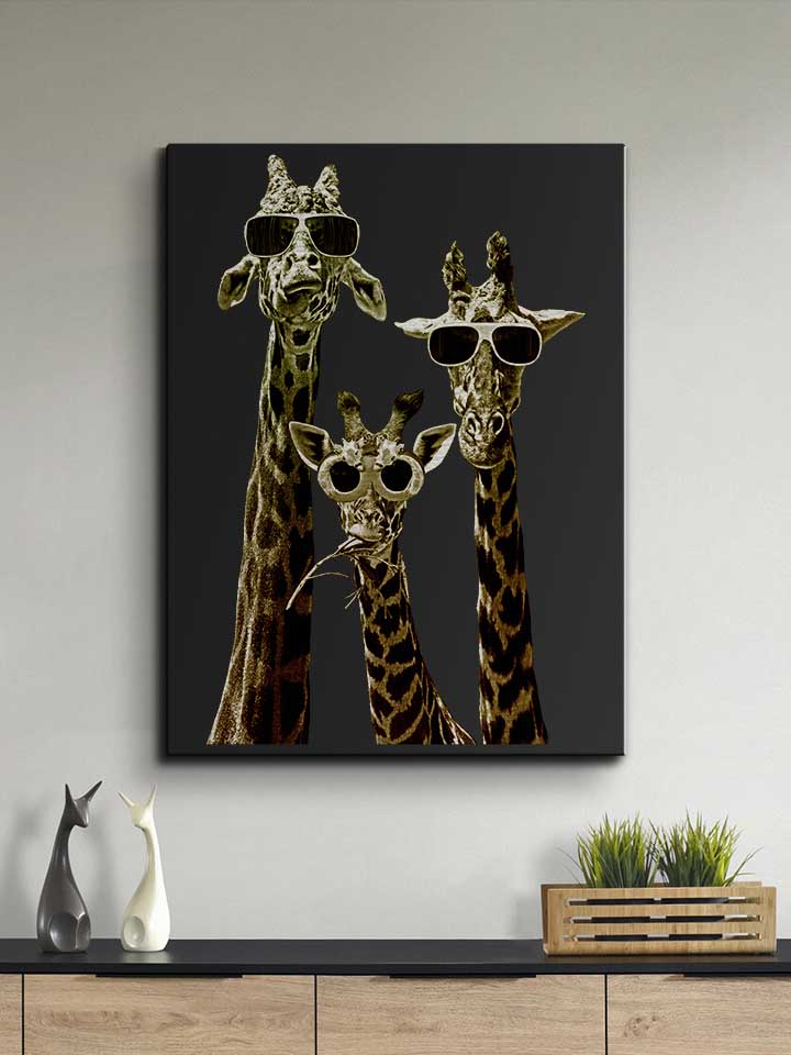 cool-giraffes-leinwand schwarz 2