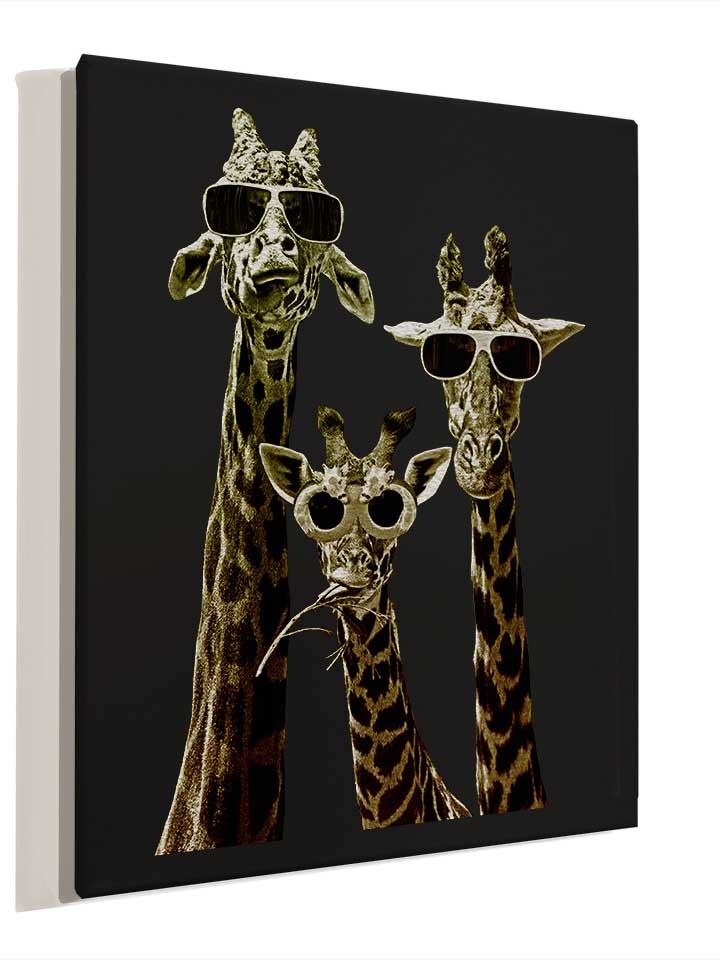 cool-giraffes-leinwand schwarz 4