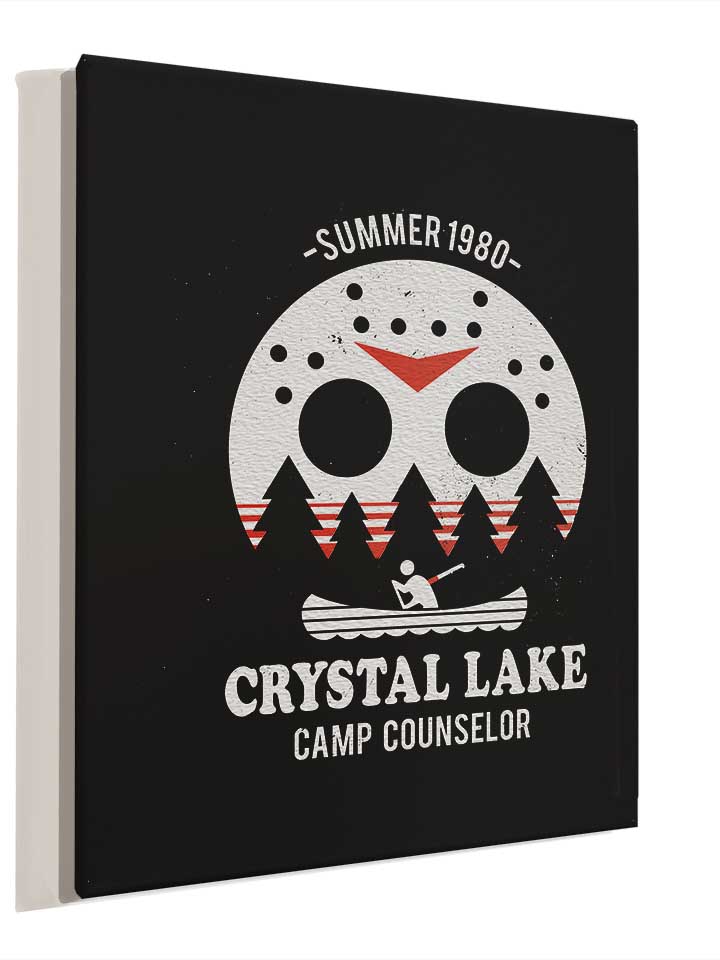 crystal-lake-camp-counselor-leinwand schwarz 4