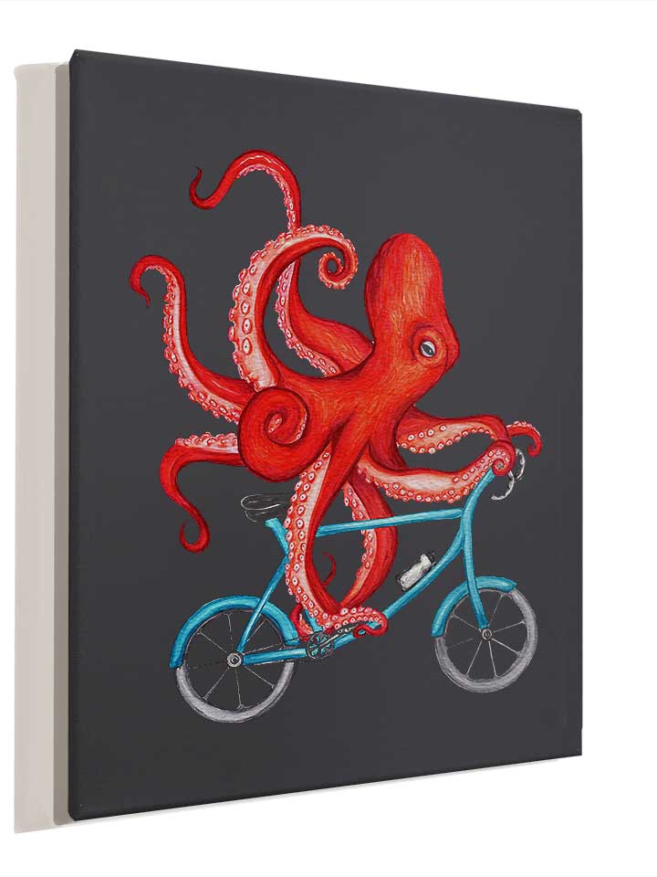 cycling-octopus-leinwand dunkelgrau 4