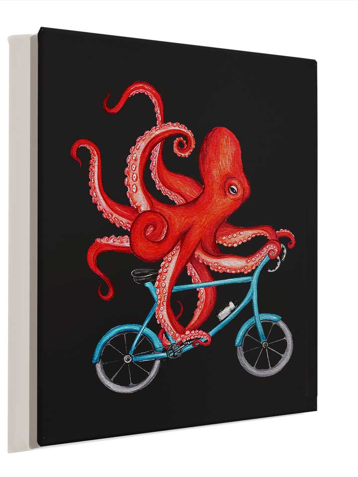 cycling-octopus-leinwand schwarz 4