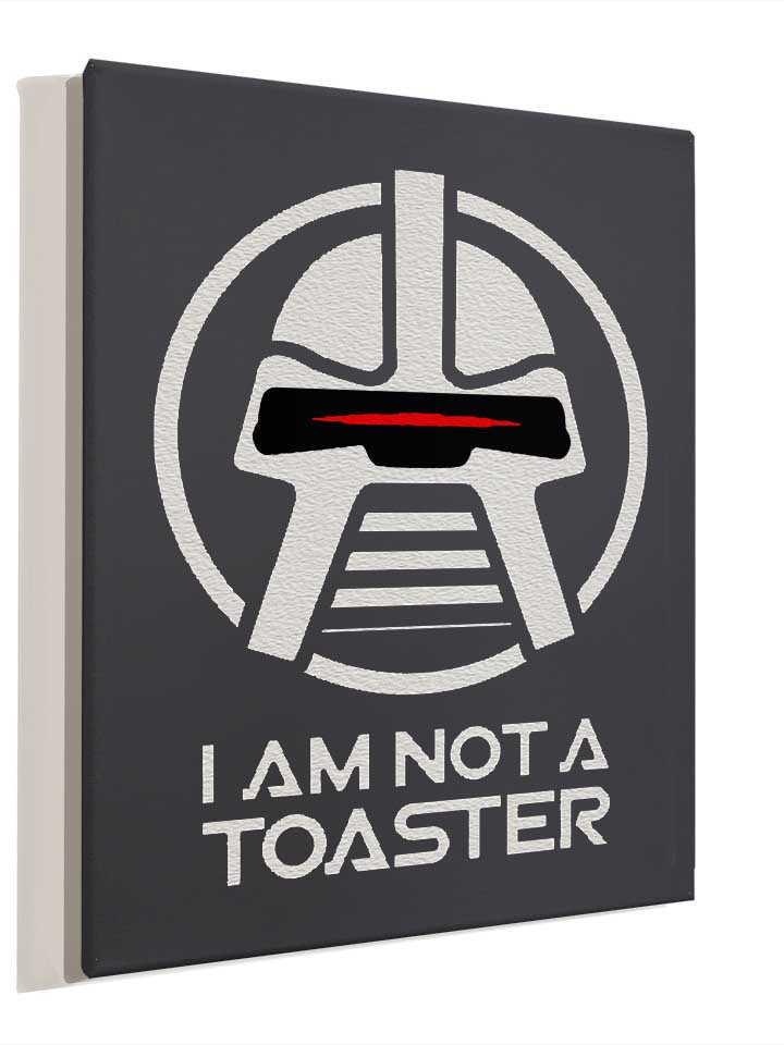cylon-i-am-not-a-toaster-leinwand dunkelgrau 4