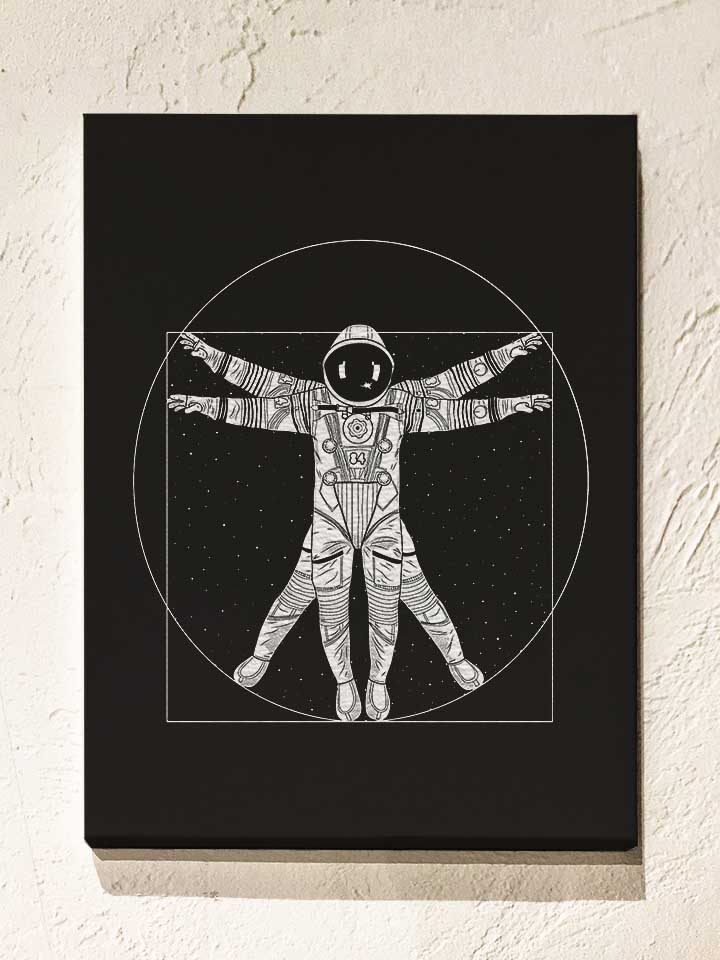 da-vinci-astronaut-leinwand schwarz 1