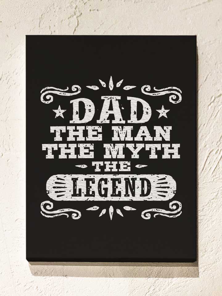 dad-man-myth-legend-02-leinwand schwarz 1