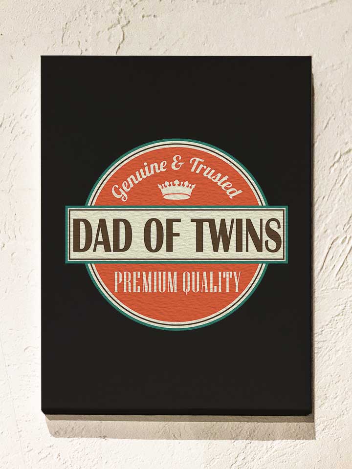 dad-of-twins-leinwand schwarz 1
