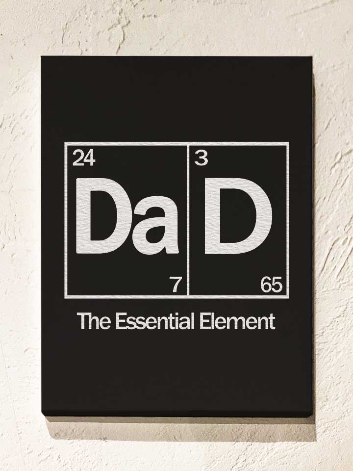 dad-the-essential-element-02-leinwand schwarz 1