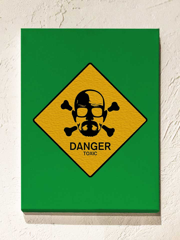 danger-toxic-leinwand gruen 1