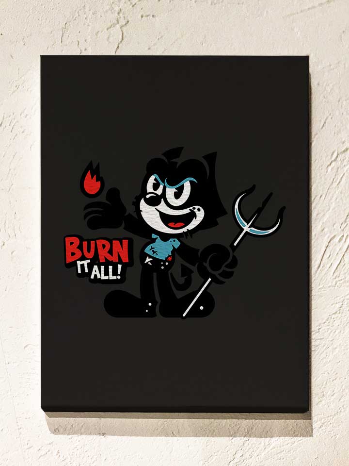 devil-cat-leinwand schwarz 1
