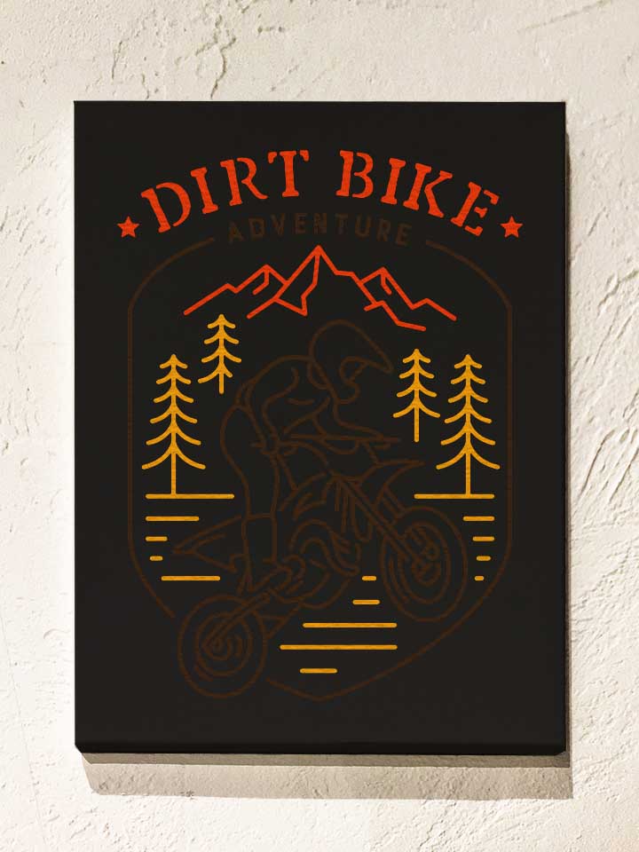 dirt-bike-adventure-leinwand schwarz 1
