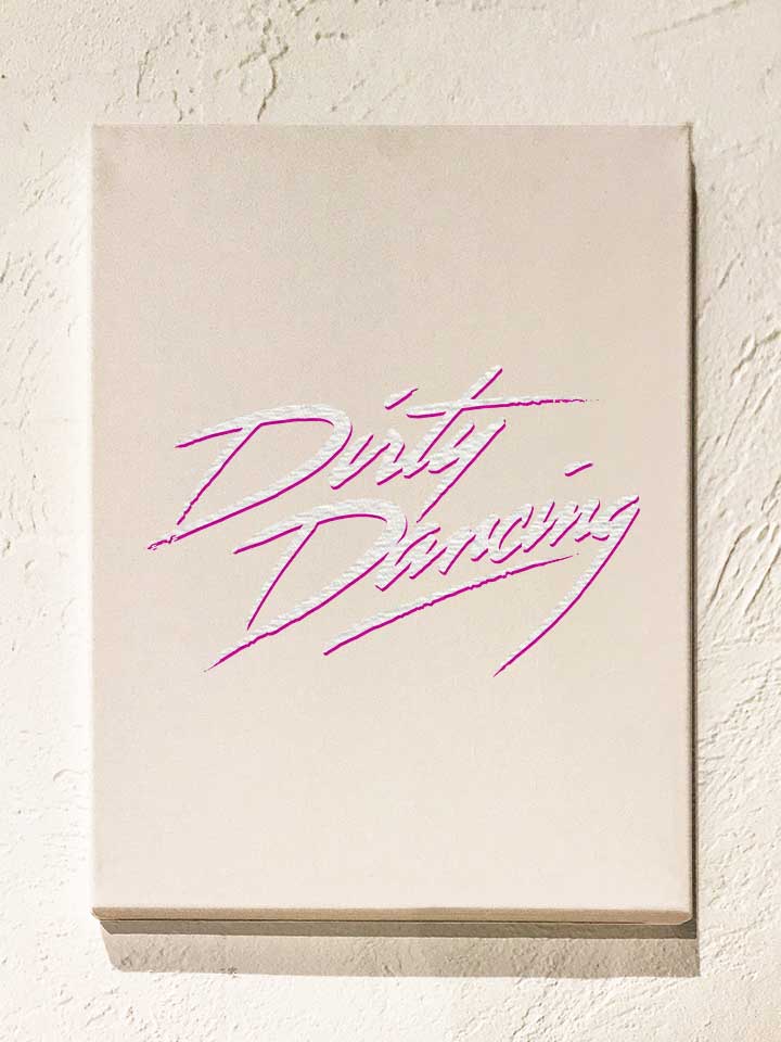 dirty-dancing-leinwand weiss 1