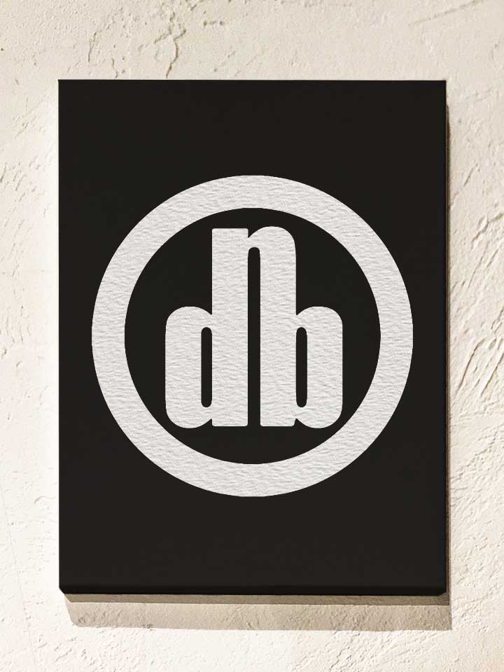 dnb-leinwand schwarz 1