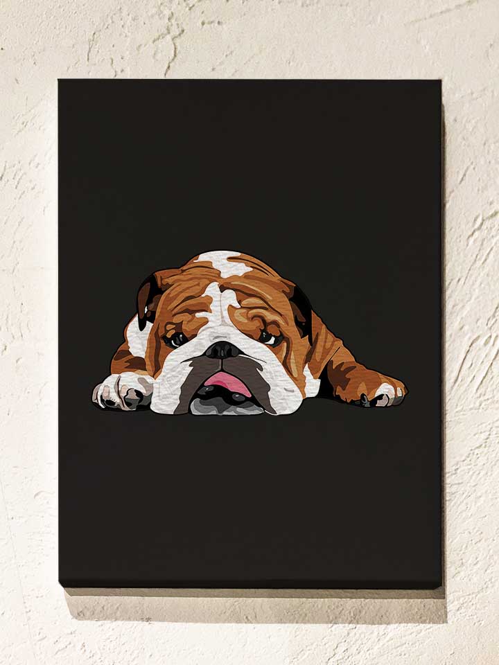 english-bulldog-leinwand schwarz 1