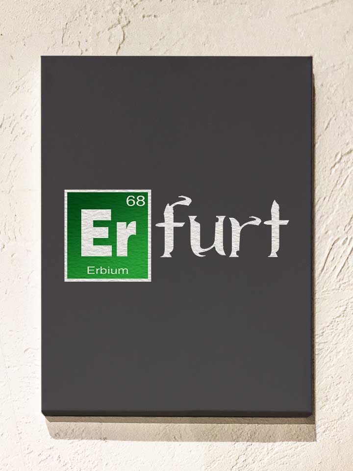 Erfurt Leinwand dunkelgrau 30x40 cm