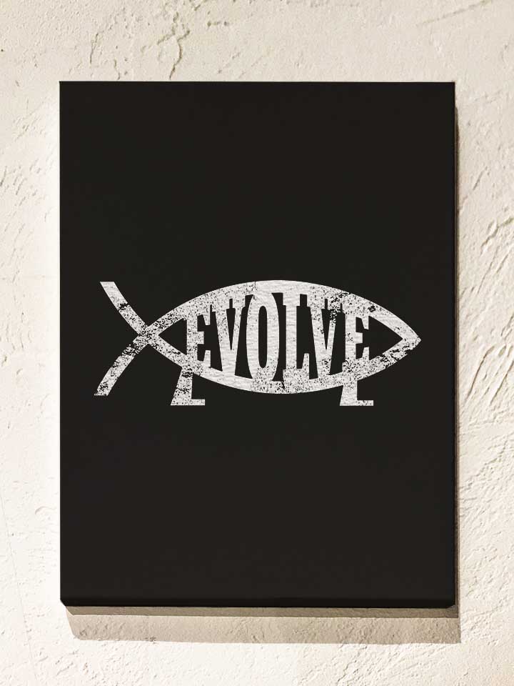 evolve-vintage-leinwand schwarz 1