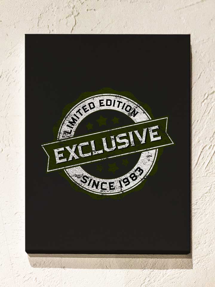exclusive-since-1983-leinwand schwarz 1