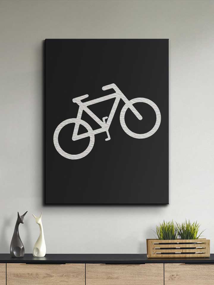 fahrrad-wheelie-leinwand schwarz 2