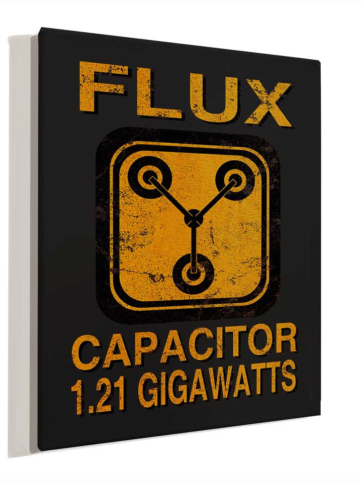 flux-capacitor-back-to-the-future-leinwand schwarz 4