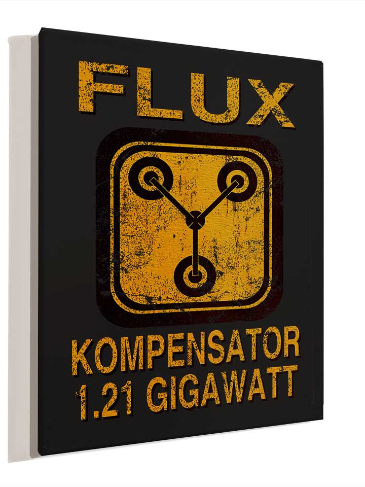 flux-kompensator-zurueck-in-die-zukunft-leinwand schwarz 4