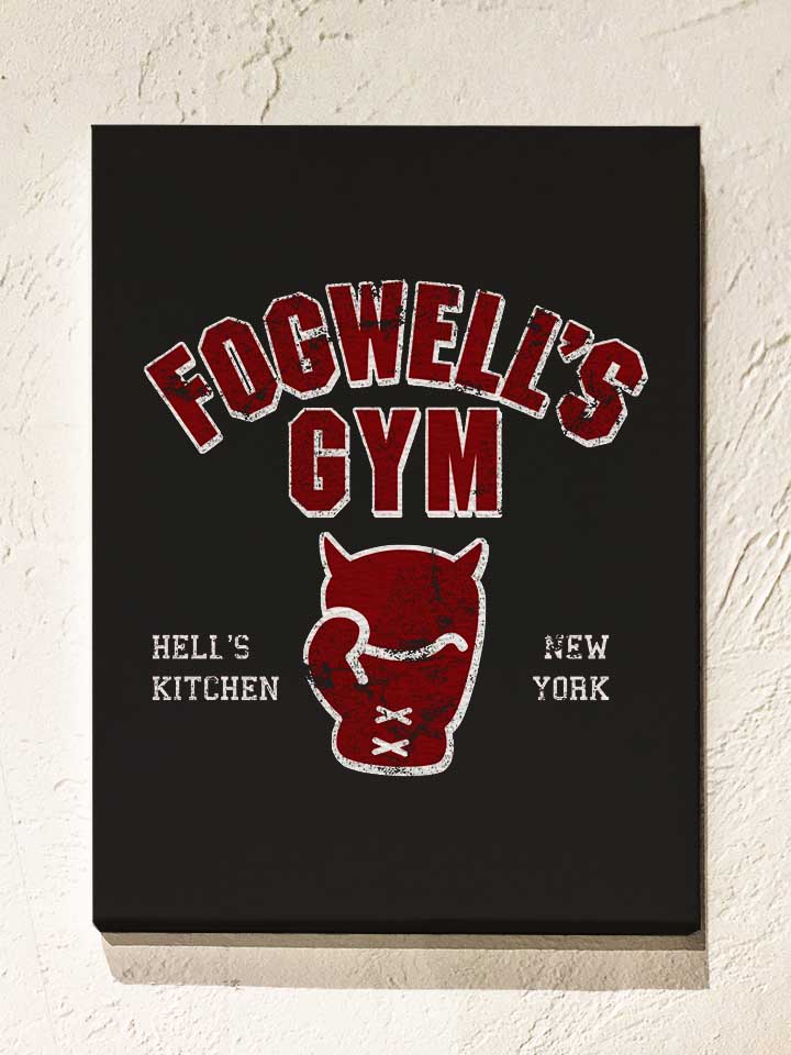 fogwells-gym-damage-leinwand schwarz 1