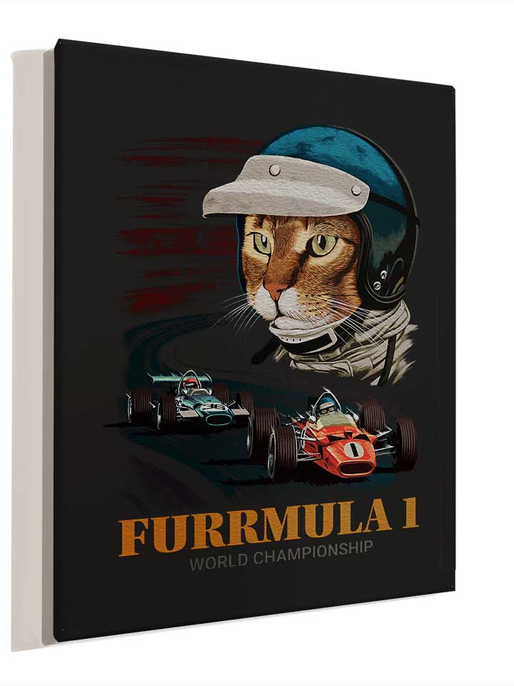 furrmula-1-cat-leinwand schwarz 4