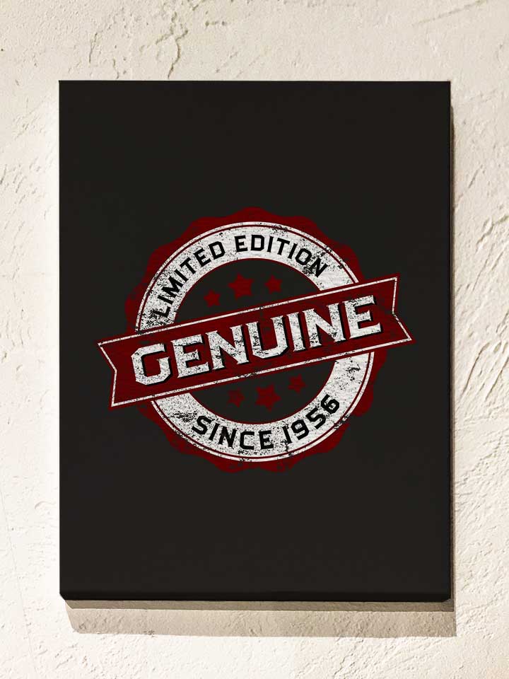 genuine-since-1956-leinwand schwarz 1