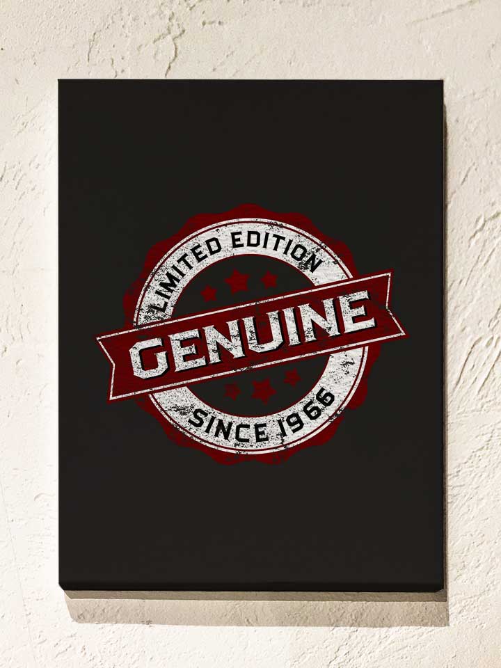 genuine-since-1966-leinwand schwarz 1