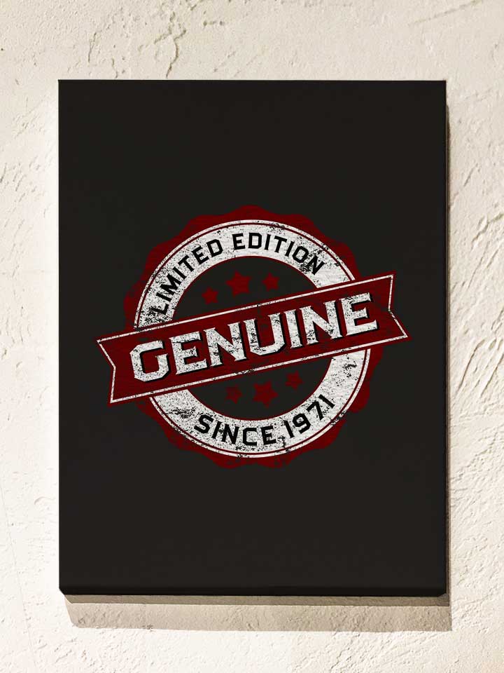 genuine-since-1971-leinwand schwarz 1