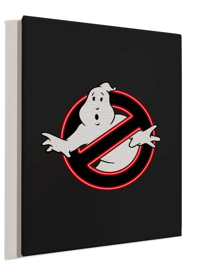 ghostbusters-logo-neon-leinwand schwarz 4