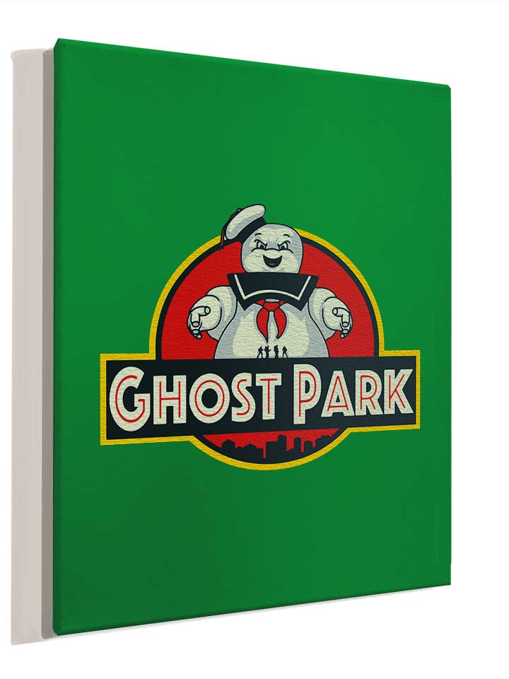 ghostbusters-marshmallow-park-leinwand gruen 4