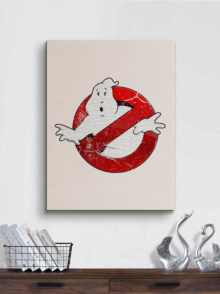 ghostbusters-vintage-leinwand weiss 2