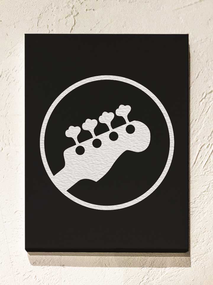 guitar-logo-leinwand schwarz 1