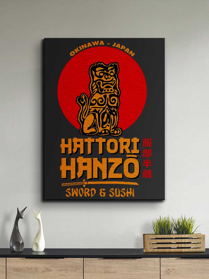 hattori-hanzo-logo-leinwand schwarz 2