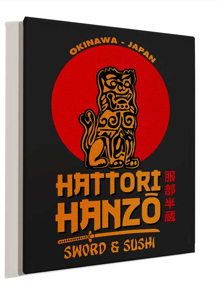 hattori-hanzo-logo-leinwand schwarz 4