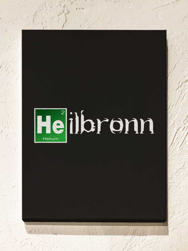 Heilbronn Leinwand schwarz 30x40 cm